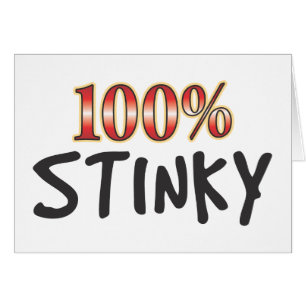 Stinky 100 procent hälsningskort