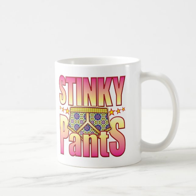 Stinky blommig byxor kaffemugg (Höger)