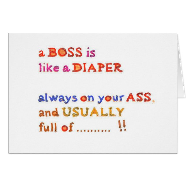 Stinky chef - ledninghumor hälsningskort (Framsidan Horizontal)