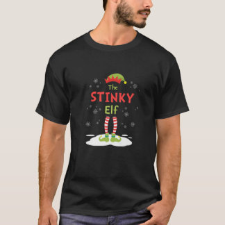 Stinky Elf Funny God jul Family Matchi T Shirt