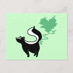 Stinky Kärlek Skunk Vykort