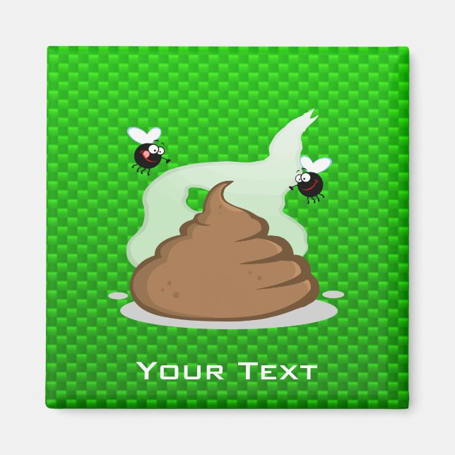 Stinky Poo; Grönt Magnet (Framsidan)