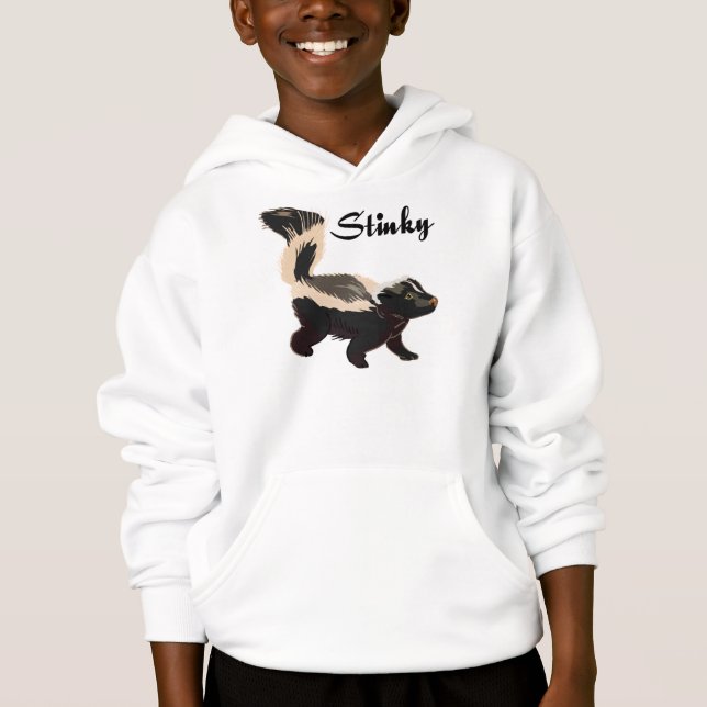 Stinky Skunk T Shirt (Framsida)
