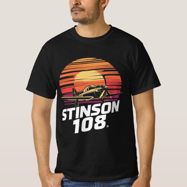 STINSON 108 T SHIRT (Framsida)