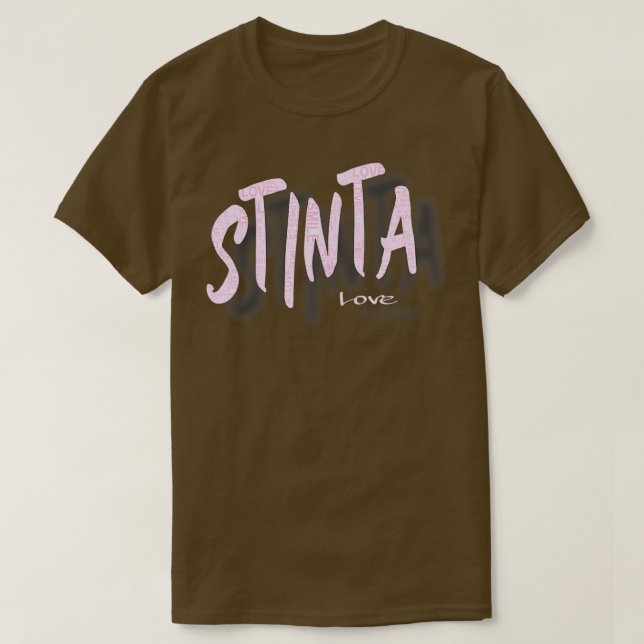 Stinta kärlek Native American Design (2) T Shirt (Design framsida)