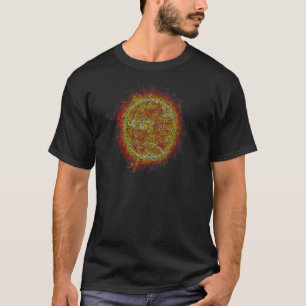 Stippeleffekt för hett Sol T Shirt