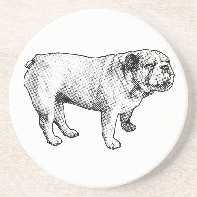 stipple stance, bulldog underlägg (Framsidan)