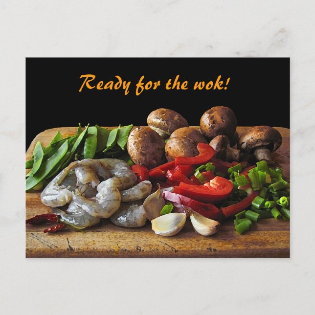 Stir Fry Vykort (Framsida)