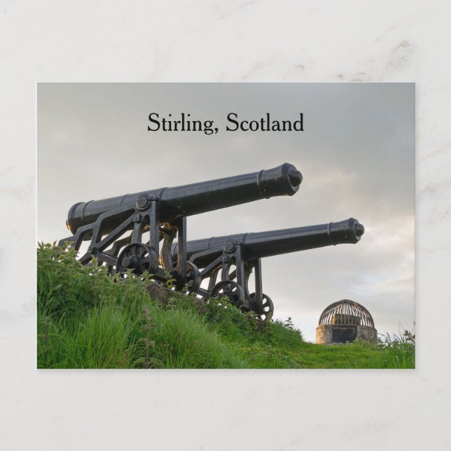 Stirling Beheading Stone and Cannons Vykort (Framsida)