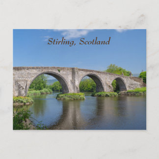 Stirling Bridge Scotland Postcard Vykort