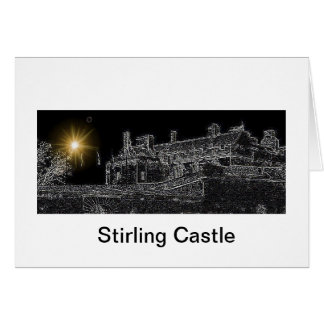 Stirling castle hälsningskort