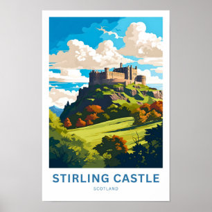 Stirling Castle Scotland Travel Skriv ut Poster