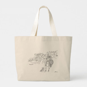 Stirling Castle Skottland Totebag Jumbo Tygkasse
