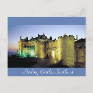 Stirling Castle, upplyst vykort