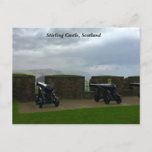 Stirling Castle View of Wallace Monument Scotland Vykort