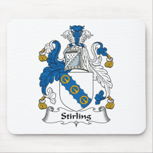 Stirling familjvapensköld musmatta