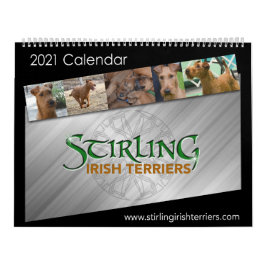 Stirling Irish Terriers 2021 Calendar Kalender