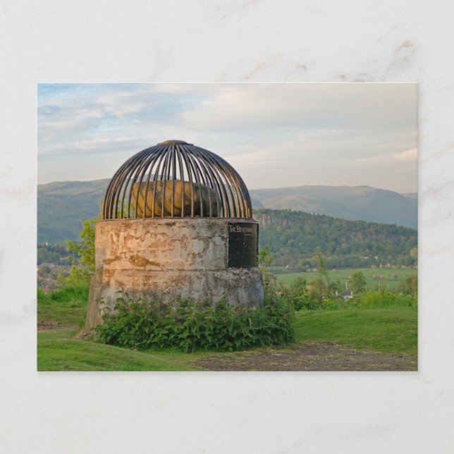 Stirling Scotland Beheading Stone Vykort (Framsida)