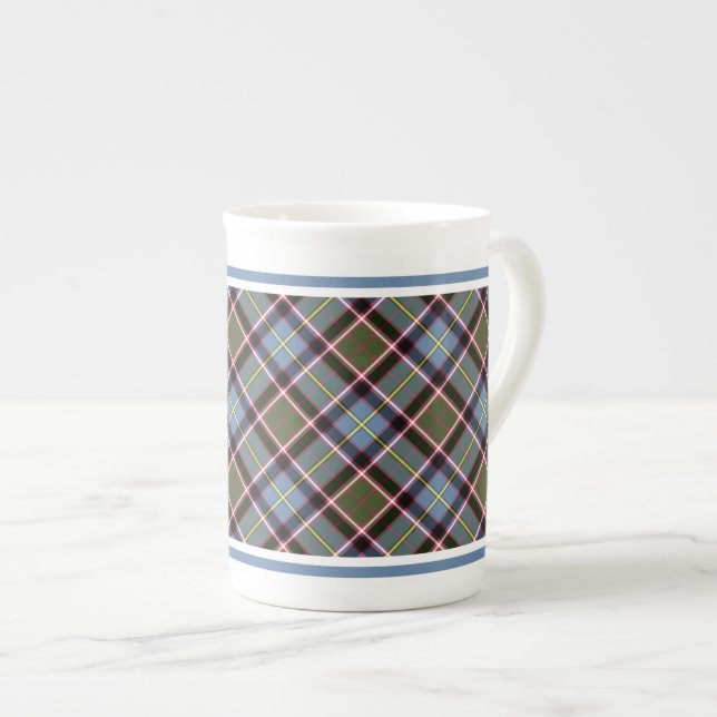 Stirling Scotland District Tartan Benporslin Mugg (Framsida höger)