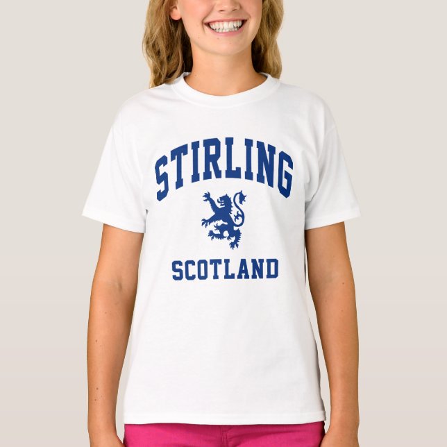 Stirling Scottish T Shirt (Framsida)