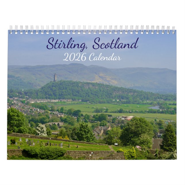 Stirling Skottland 2026 Kalender (Omslag)