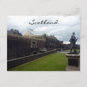stirling slott framsida vykort