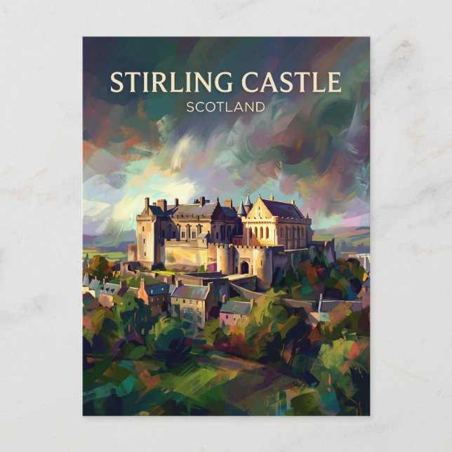 Stirling slott Skottland Vykort (Framsida)