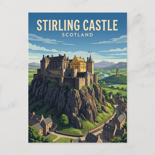 Stirling slott Skottland Vykort (Framsida)