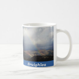 Stirling | Sruighlea Rainbow över Wallce Monument Kaffemugg