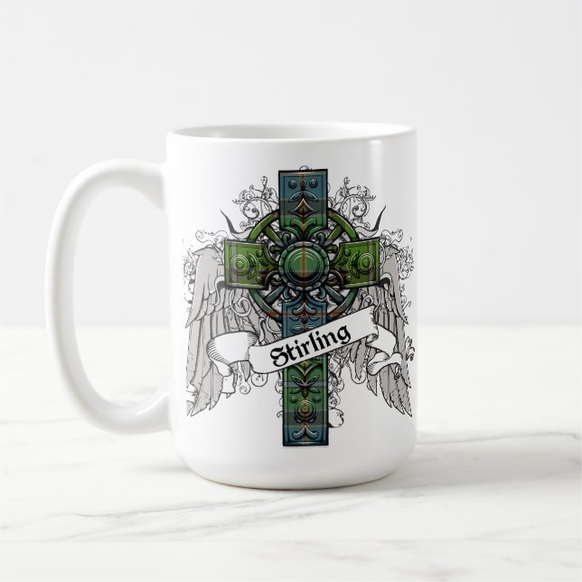 Stirling Tartankor Kaffemugg (Vänster)