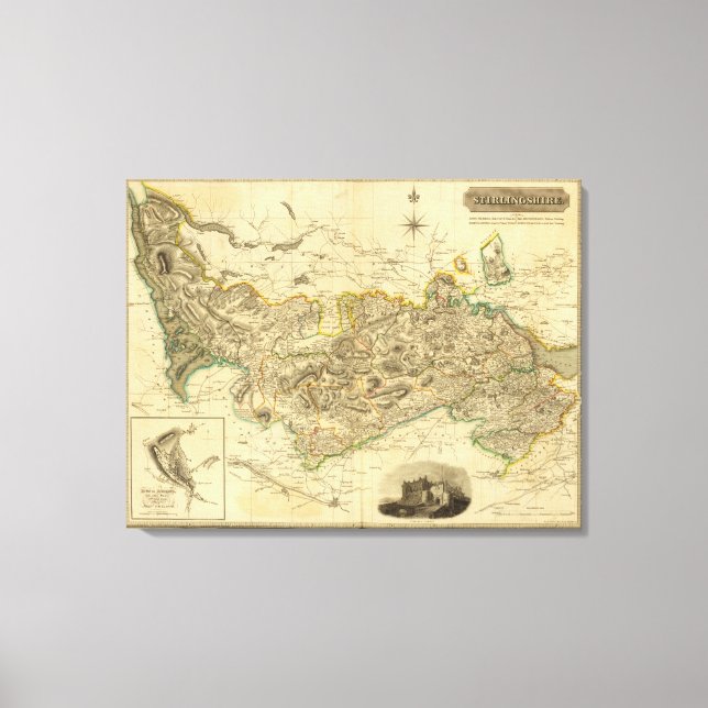 Stirlingshire Canvastryck (Framsida)