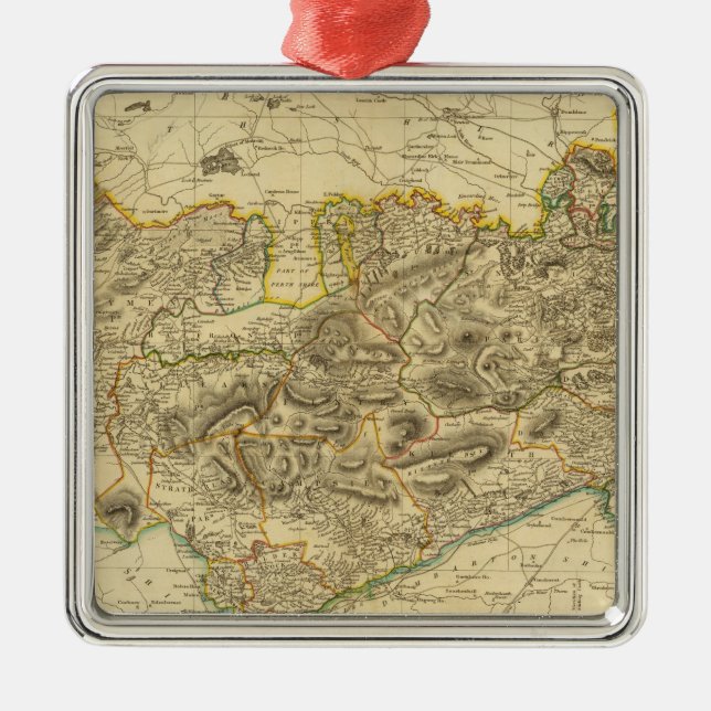 Stirlingshire Julgransprydnad Metall (Framsidan)