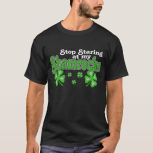 Stirriga Shamrocks (mörk) T-shirt