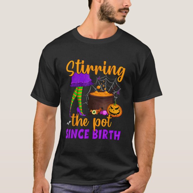 Stirring sedan födelsedagen Halloween-dräkten med T Shirt (Framsida)