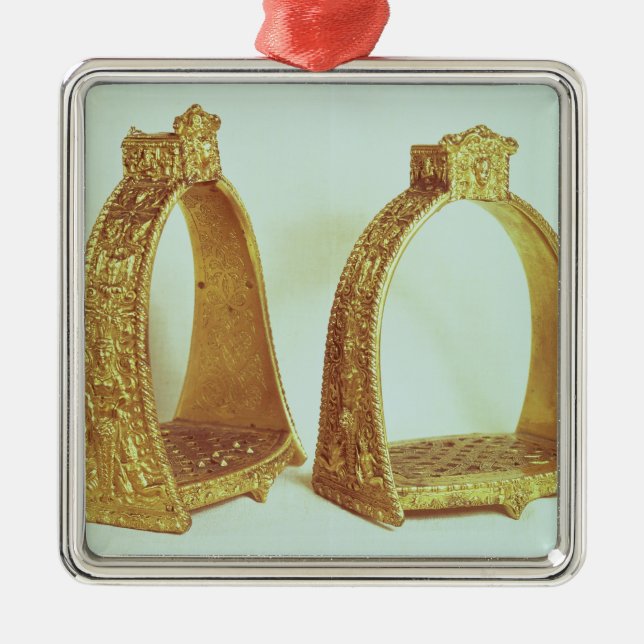 Stirrups som hör hemma till Louis XIV Julgransprydnad Metall (Framsidan)
