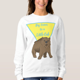 Stisters Big Sister Grizzly Baby Bear T Shirt