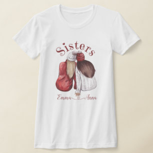 Stisters Cute Matching Syskon T Shirt