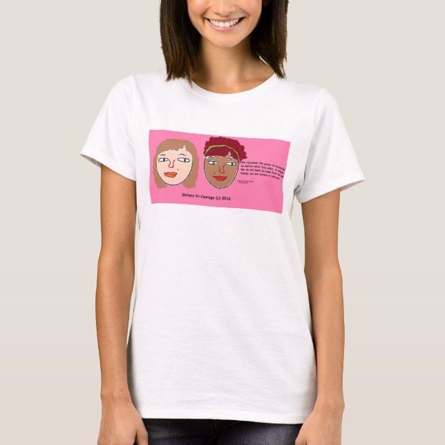 Stisters N-Courage (c) 2016 V-nacke-shirt plus sto Tröja (Framsida)