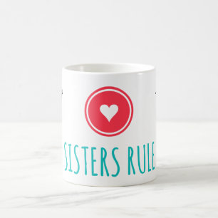 Stisters Rule White 11 oz Classic Mugg