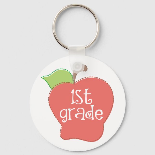Stitch Apple 1:a klass Nyckelring (Framsida)