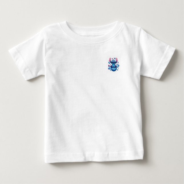stitch baby  t shirt (Framsida)