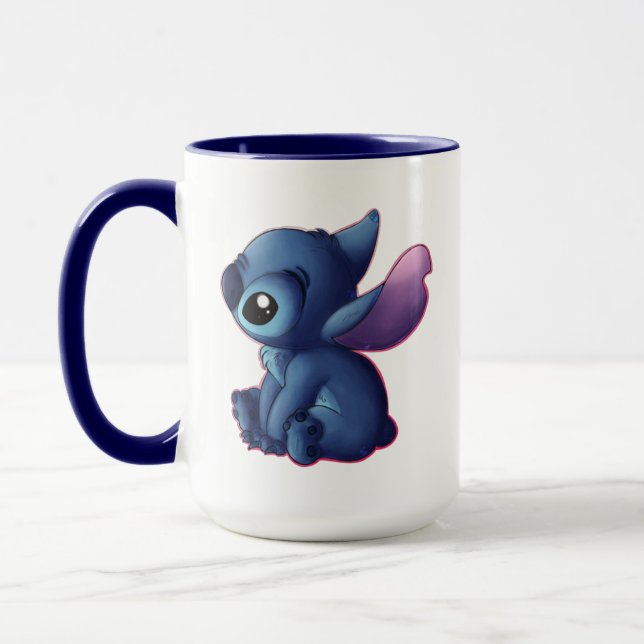 Stitch Coffee Mug Mugg (Vänster)