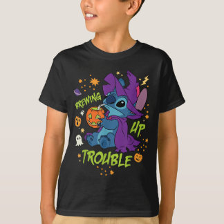 Stitch Halloween-häxkostym brygger upp trubbel T Shirt