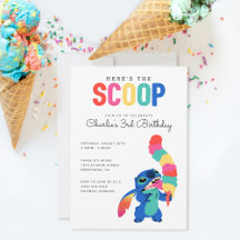 Stitch | Här är Scoop Ice Cream Birthday