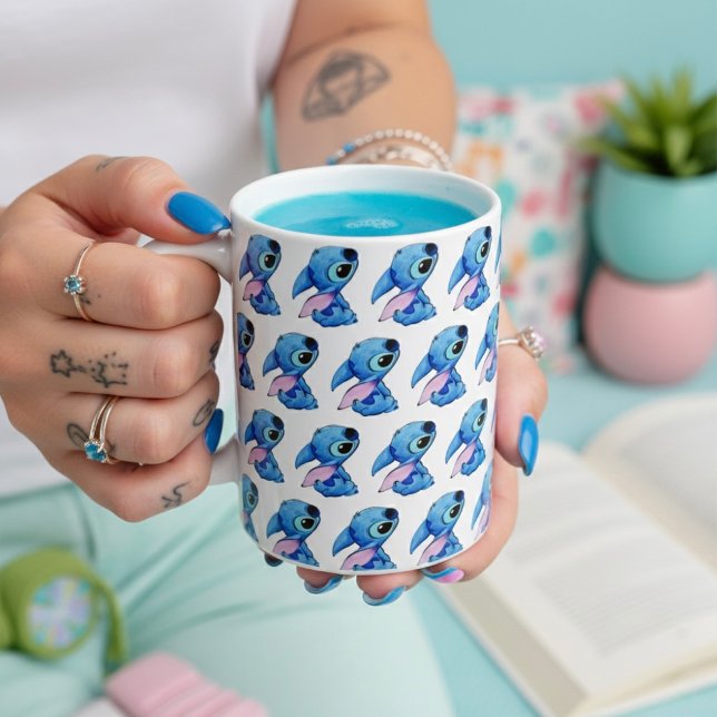 Stitch Kaffe Mugg (Skapare uppladdad)