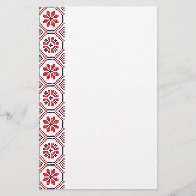 Stitch mönster brevpapper (Framsida)