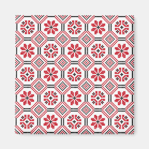 Stitch mönster magnet