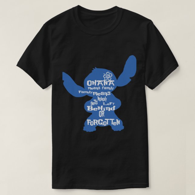Stitch Ohana elak family Classic T-Shirt (Design framsida)