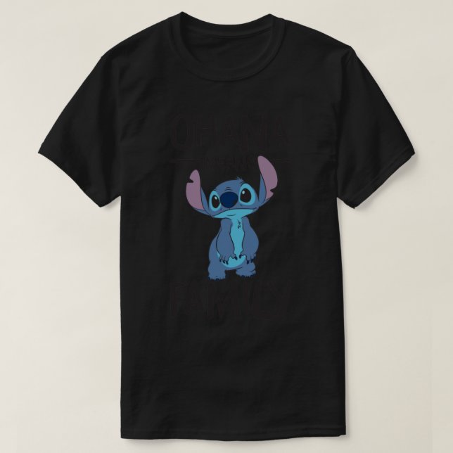 Stitch Ohana Elak Family .png T Shirt (Design framsida)