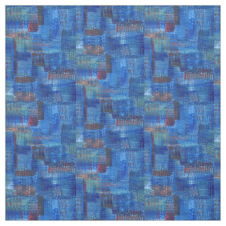 Stitch Patchwork Blue Indigo Sashiko Boro Art Tyg